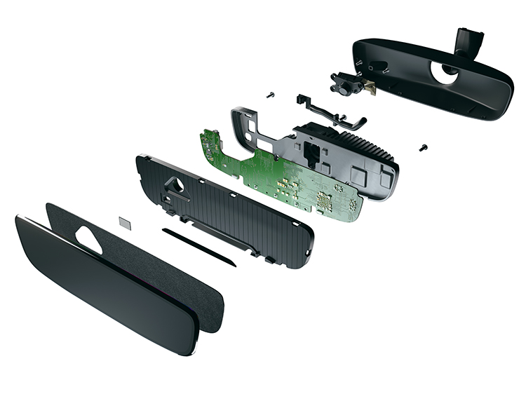 Driver Monitoring System exploded view
