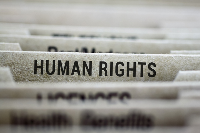 File tab labeled ‘Human Rights’ among other folders